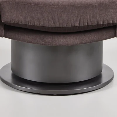 Turn Around Swivel Club Chair-Channel Tufted