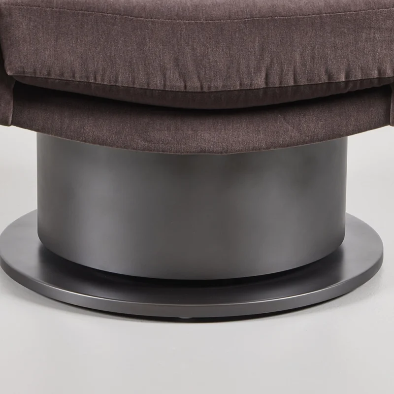 Turn Around Swivel Club Chair-Channel Tufted