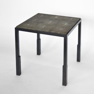 Table No. 9 Parchment or Shagreen Inset