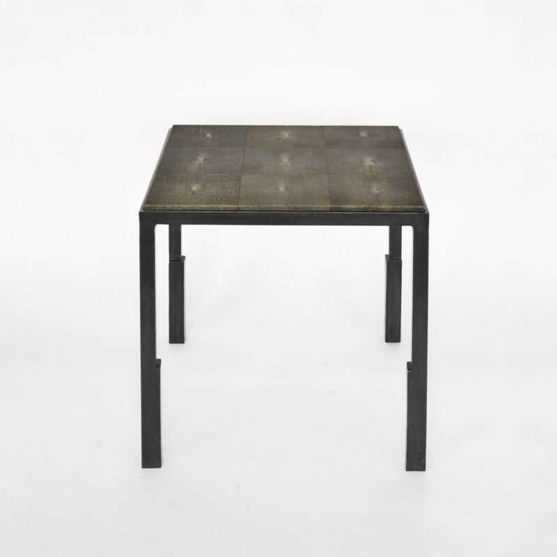 Table No. 9 Parchment or Shagreen Inset