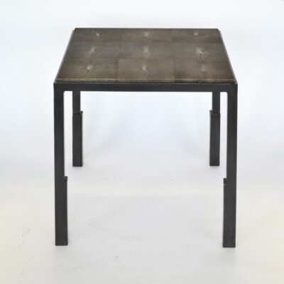 Table No. 9 Parchment or Shagreen Inset
