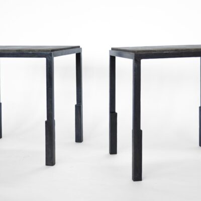 Table No. 9 Parchment or Shagreen Inset