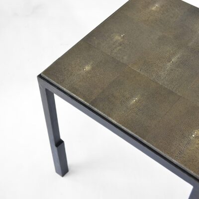 Table No. 9 Parchment or Shagreen Inset