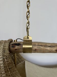 Driftwood Basket Pendant