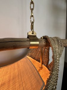 Driftwood Basket Pendant