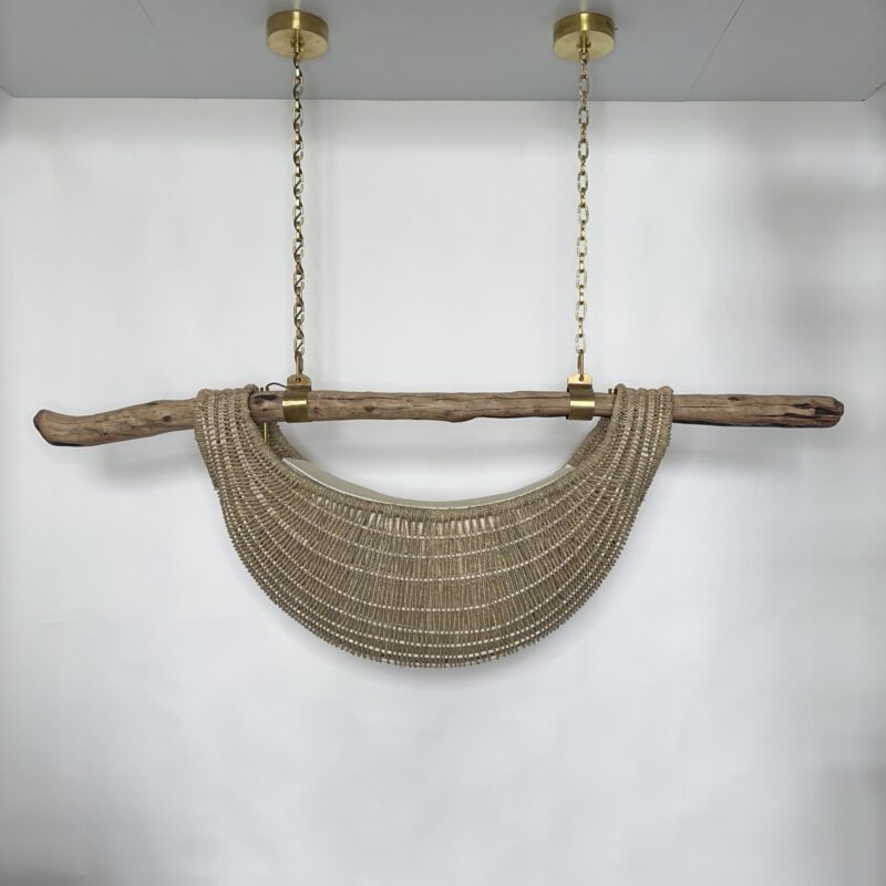 Driftwood Basket Pendant A3
