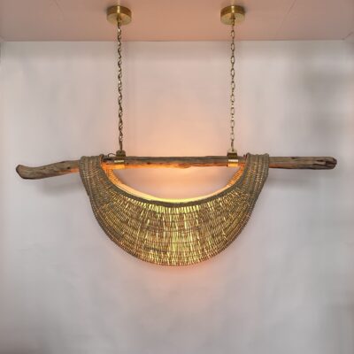 Driftwood Basket Pendant