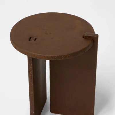 Table No. 8 Stool or Side Table – Corten