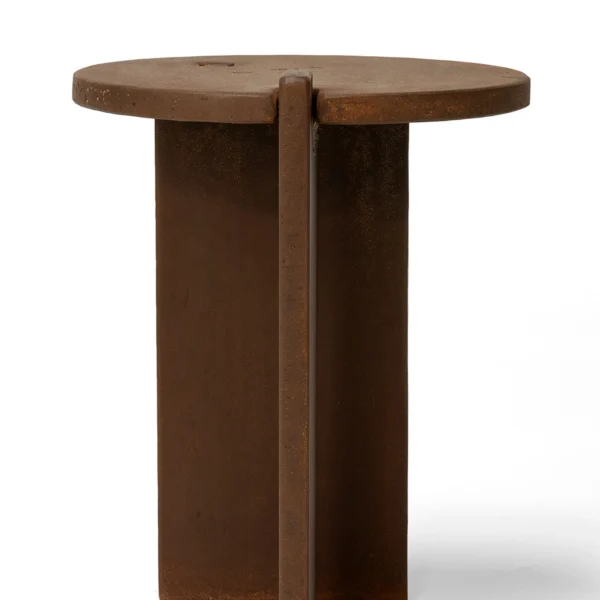 Table No. 8 Stool or Side Table – Corten