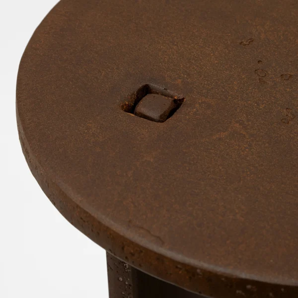 Table No. 8 Stool or Side Table – Corten