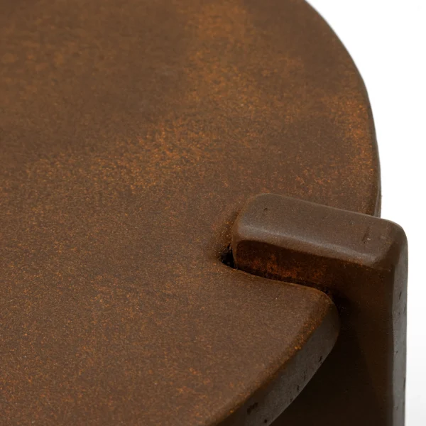 Table No. 8 Stool or Side Table – Corten