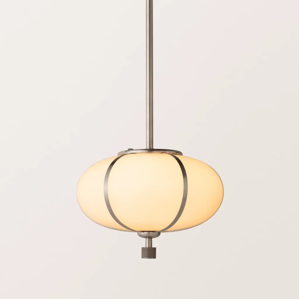 Rib Pendant - Ellipse