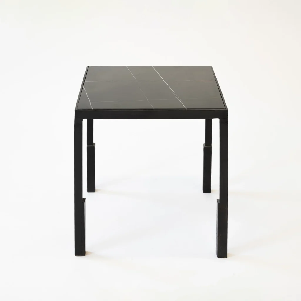 Table No. 9 Marble Inset or Steel