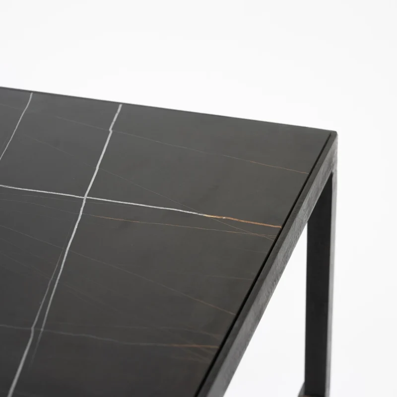 Table No. 9 Marble Inset or Steel