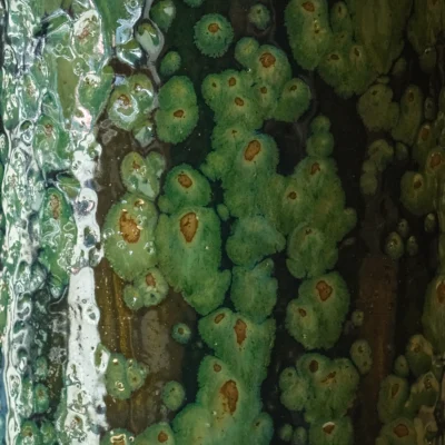 Tall Boule in Moss Agate #1