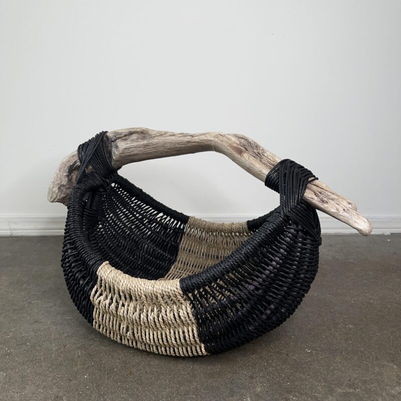 California Driftwood Basket A28
