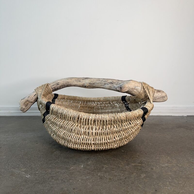California Driftwood Basket A30