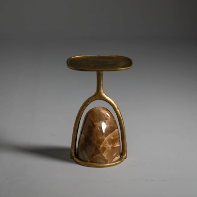 Anvi Side Table - Rock Crystal