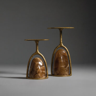 Anvi Side Table – Rock Crystal 