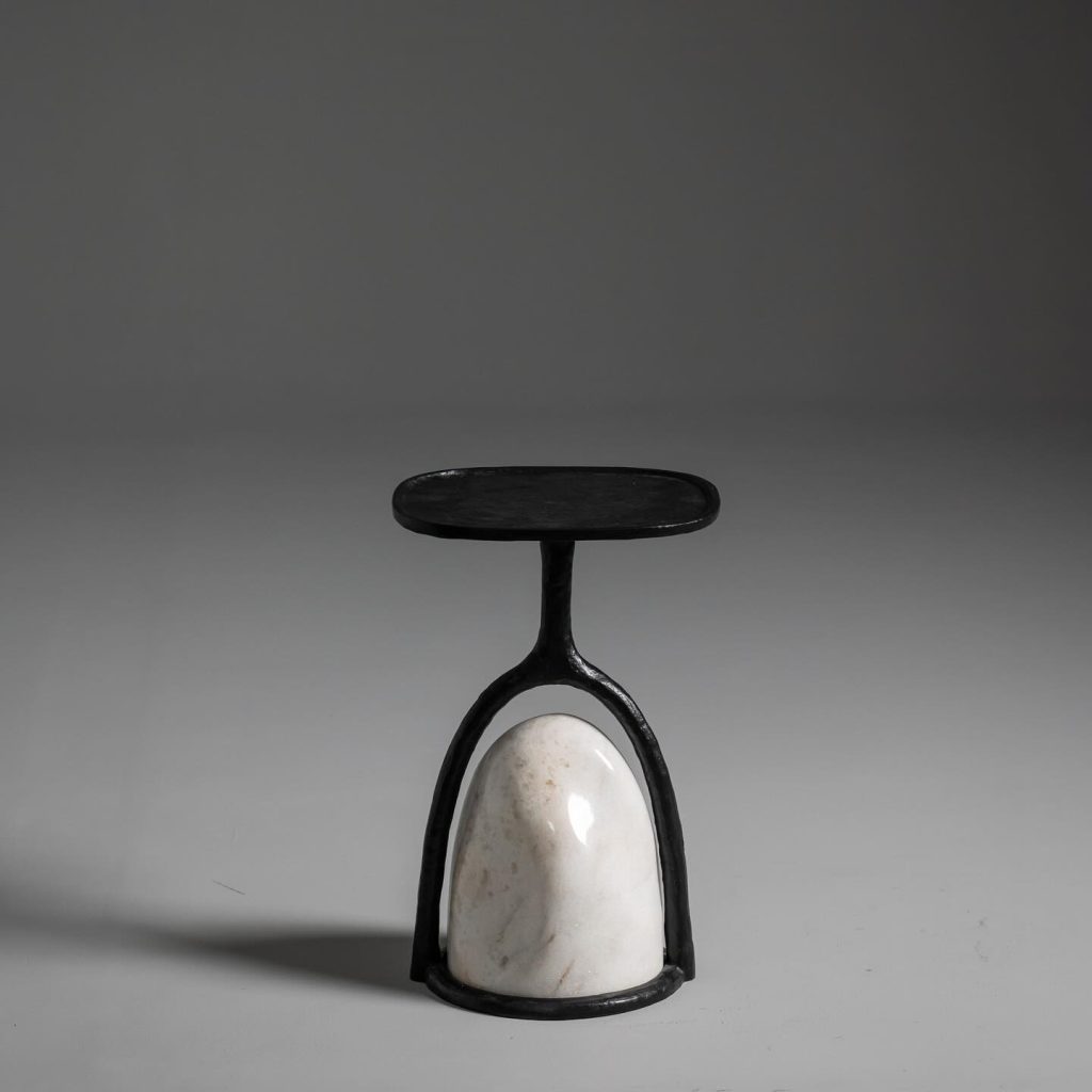 Anvi Side Table – Marble