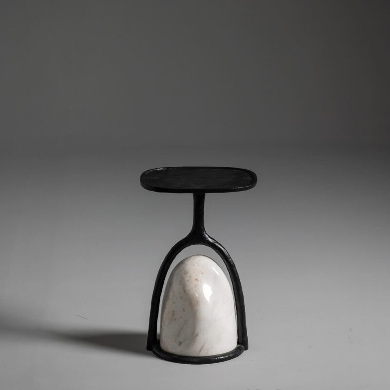 Anvi Side Table – Marble