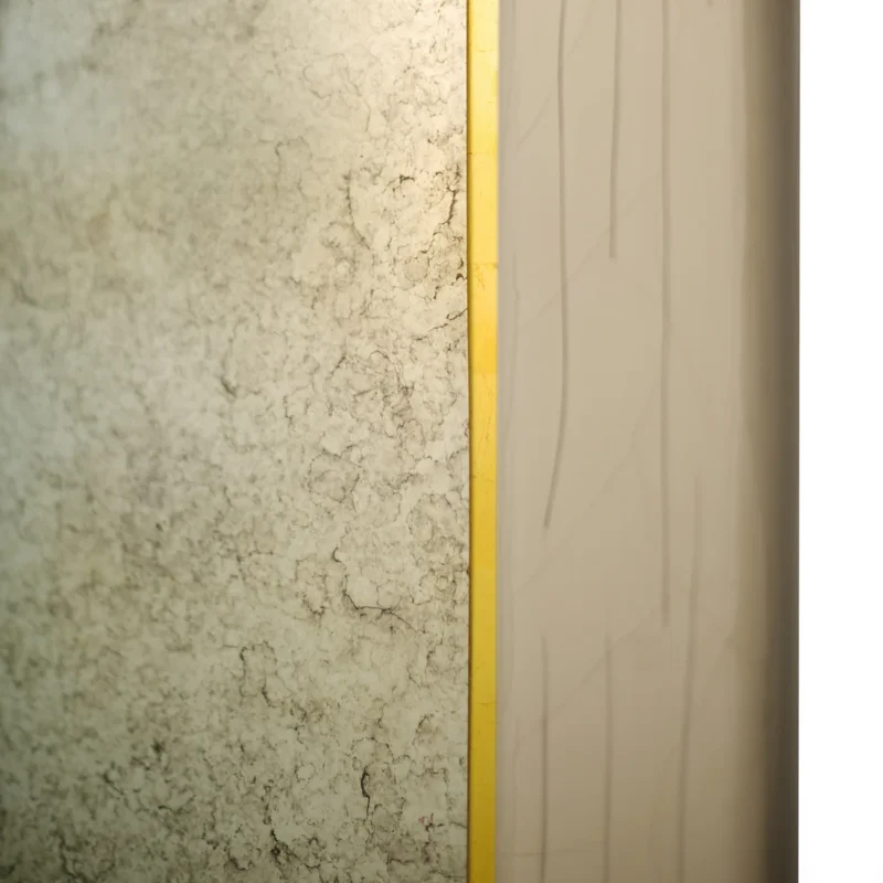 Ivory Antique Mirror