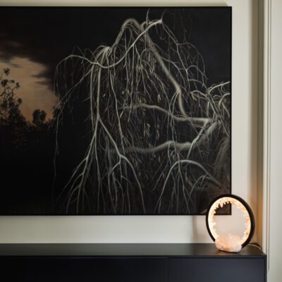 PROMETHEUS IV TABLE LAMP QUARTZ