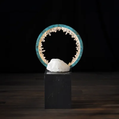 PROMETHEUS IV TABLE LAMP QUARTZ