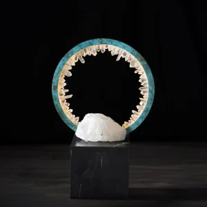 PROMETHEUS IV TABLE LAMP QUARTZ