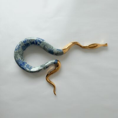 Serpentine in Blue Botanical #1