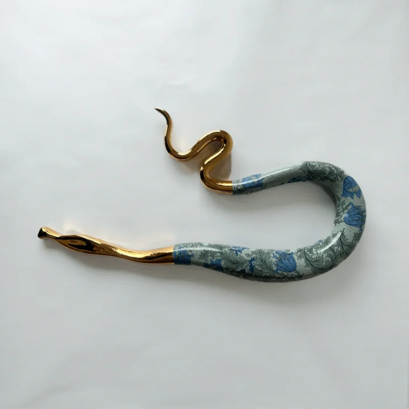 Serpentine in Blue Botanical #2