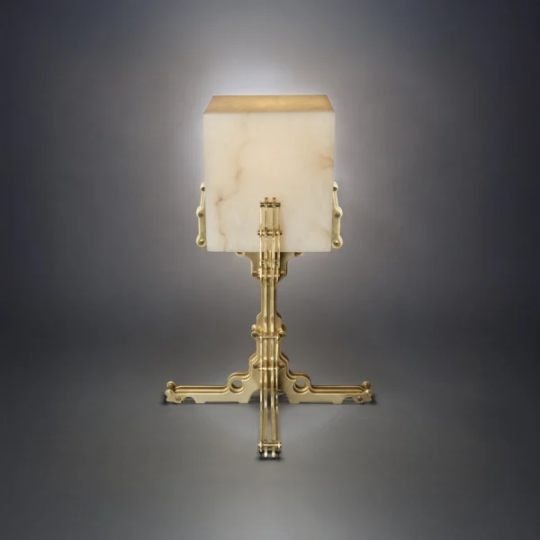 Lampe Laiton Carrée – Polished Brass