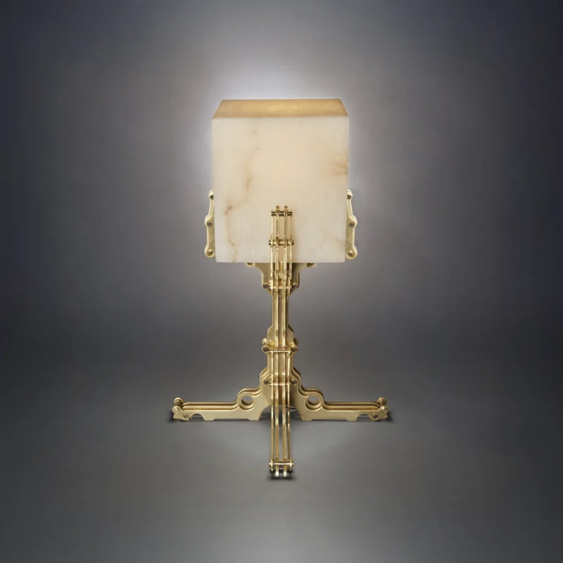 Lampe Laiton Carrée - Polished Brass