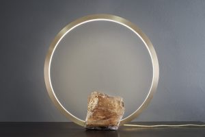 PORTAL TABLE LAMP QUARTZ