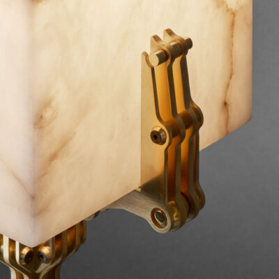 Lampe Laiton Carrée – Polished Brass