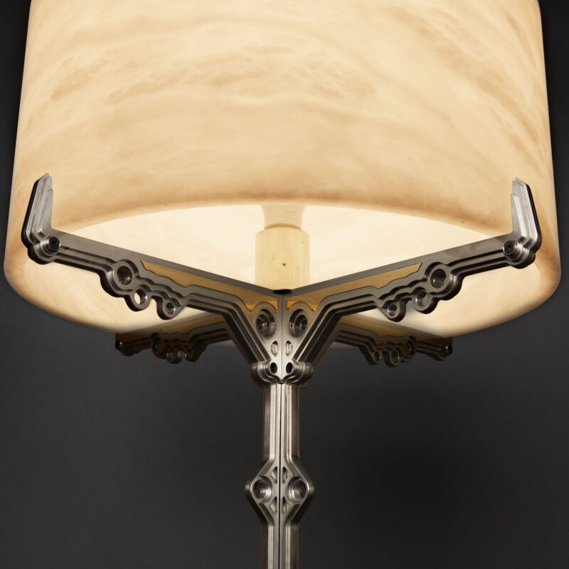 Lampadaire Inox