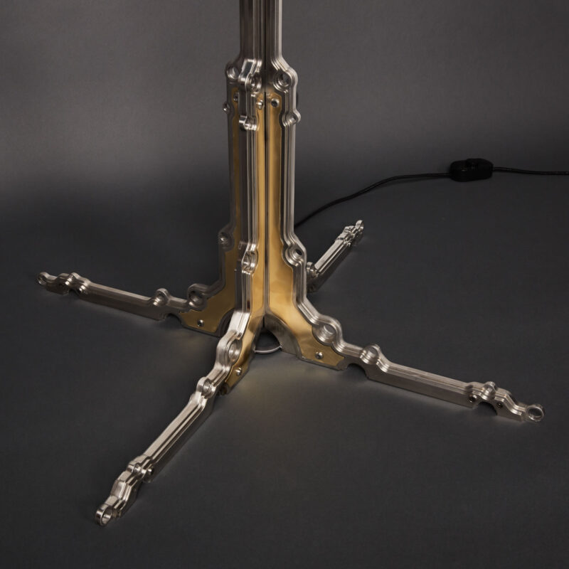 Lampadaire Inox