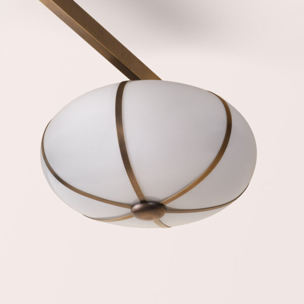 Rib Chandelier 6 Flush Mount