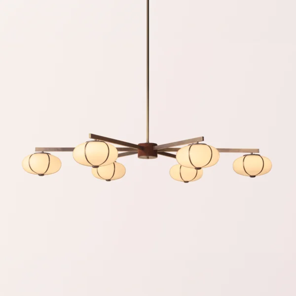 Rib Chandelier 6 Suspension