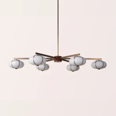 Rib Chandelier 6 Suspension