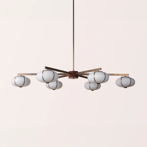 Rib Chandelier 6 Suspension