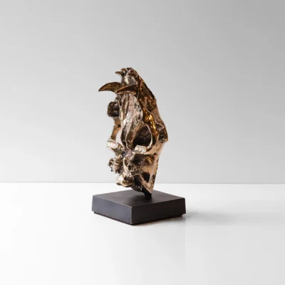 Sabre Tooth Tiger Skull Bookends