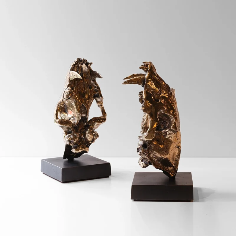 Sabre Tooth Tiger Skull Bookends