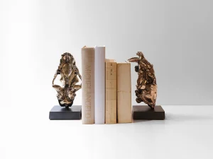 Sabre Tooth Tiger Skull Bookends