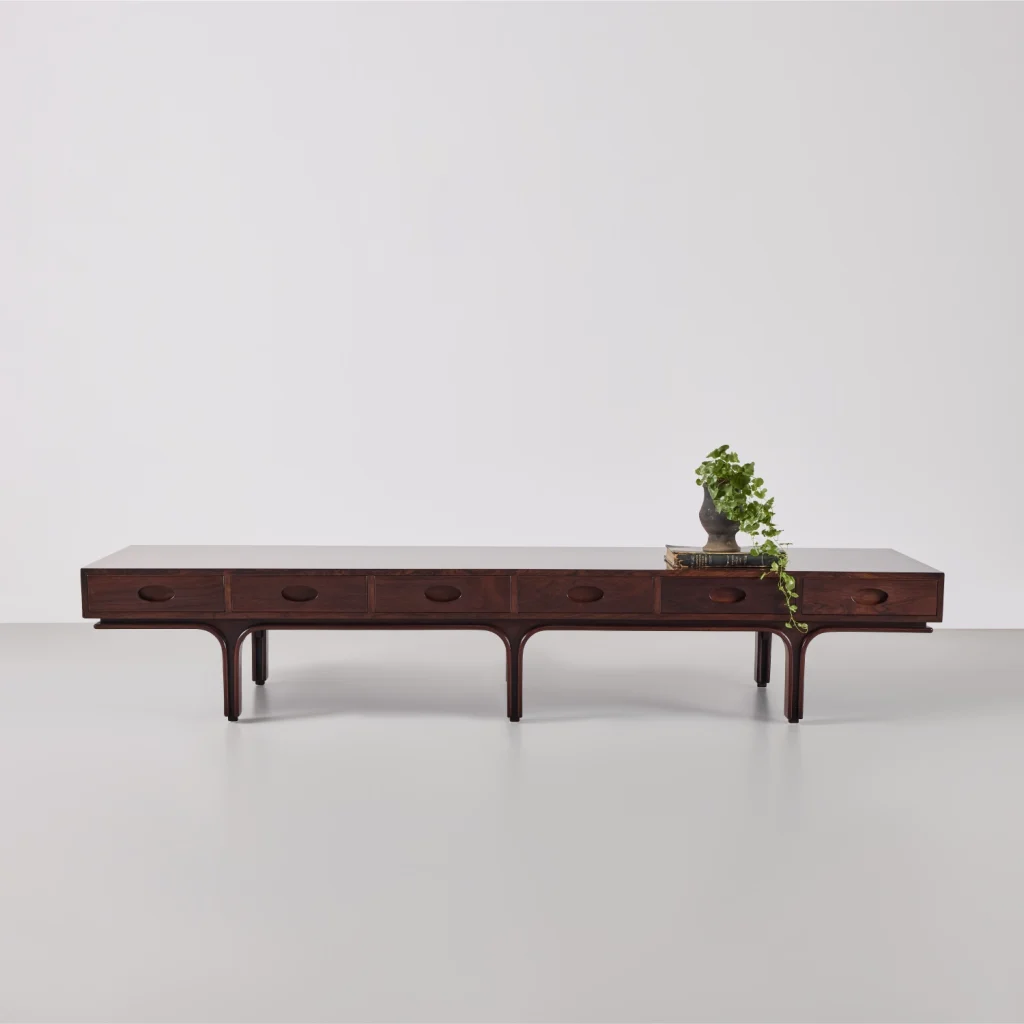 Taddei Cocktail Table by Gianfranco Frattini produced by Bernini