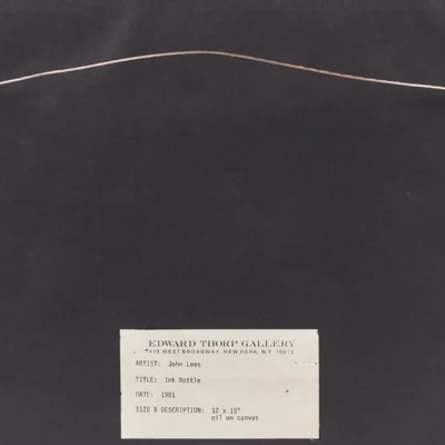 Inkwell (Still Life) by John Lees (b. 1943)