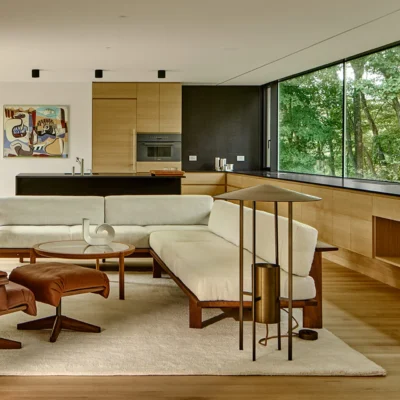 Johnson Kelly Floor Lamp by Philip Johnson and Richard Kelly