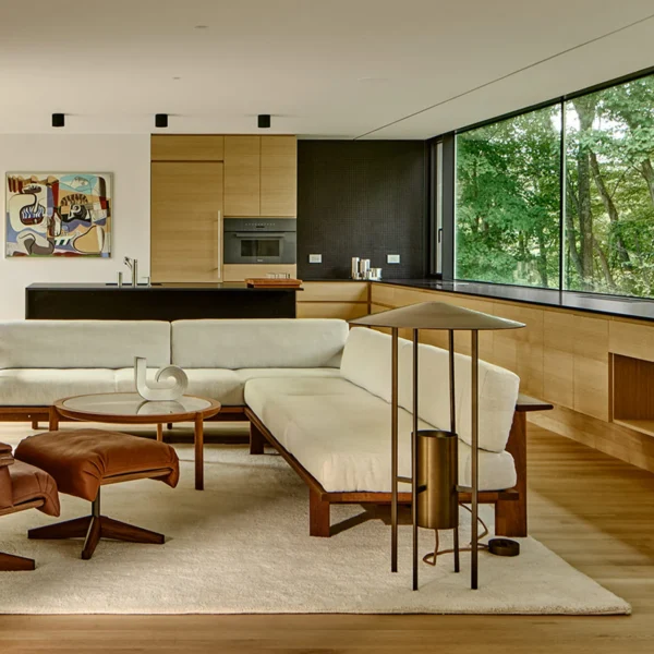 Johnson Kelly Floor Lamp by Philip Johnson and Richard Kelly