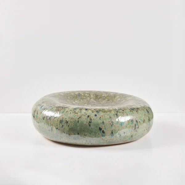 Low Bowl in Speckled Celadon