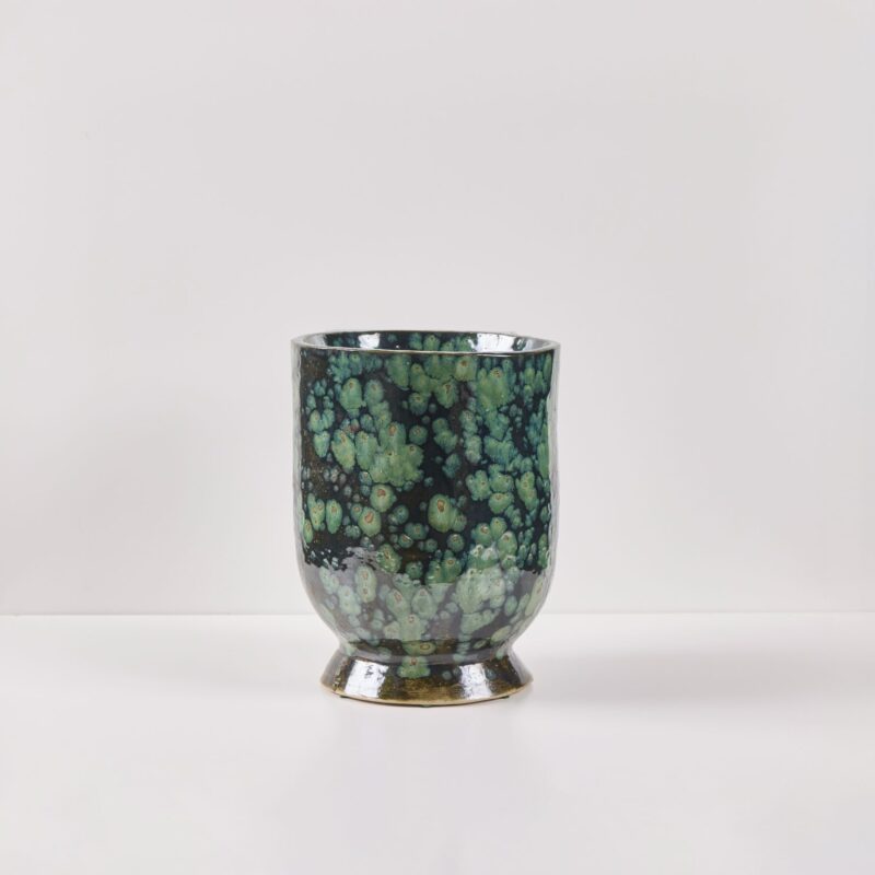 Tall Bowl in Moss Agate